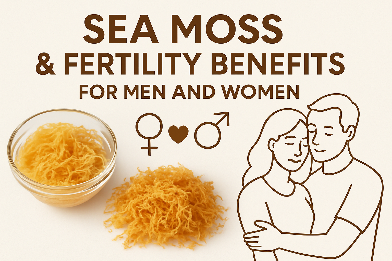 Sea Moss and Fertility Benefits for Men and Women
